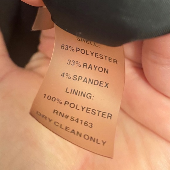 Calvin Klein Black with belt dress size 2 - Picture 4 of 4